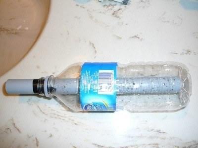 how to make a silencer out of a water bottle (2)